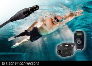 Fischer offered a water-tight, rugged, miniature SS-102 series connector that could not be forced, and yet could be blind-mated easily